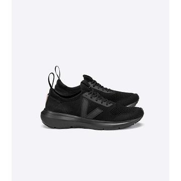 Men's Veja RUNNER STYLE 2 V-KNIT RICK OWENS Shoes Black | SG 262AHK